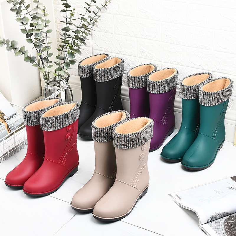 長靴レディース 長靴 おしゃれ防水ブーツ 履き心地抜群