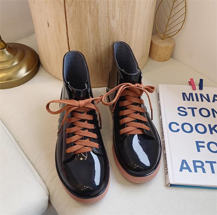 長靴レディース 滑り止め機能付き おしゃれレインブーツ