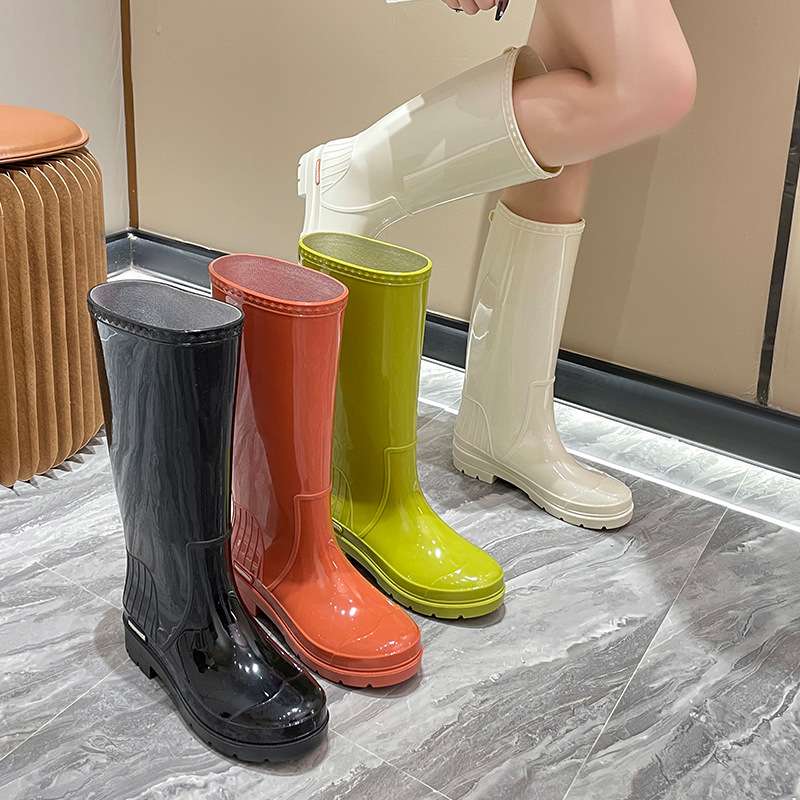 長靴レディース 艶やか美脚 オールシーズン長靴