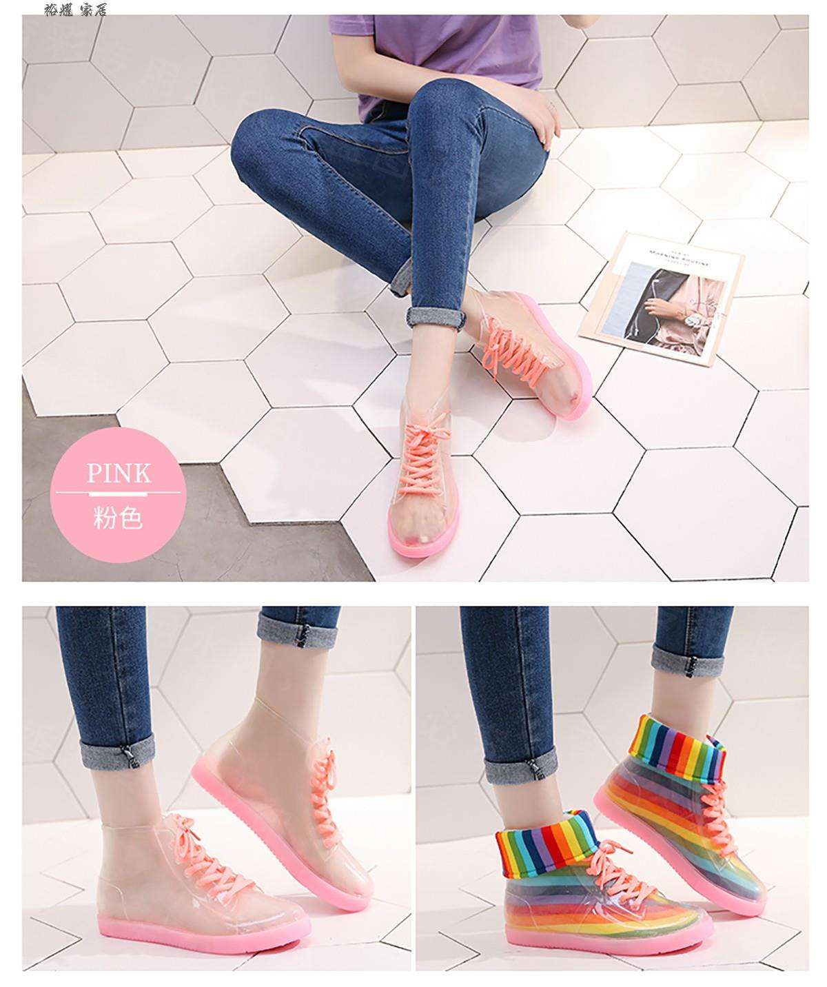 長靴レディース クリア レインブーツ