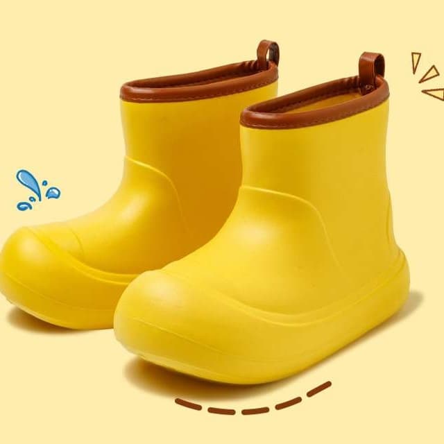 長靴レディース ミニマルシルエット レインショートブーツ