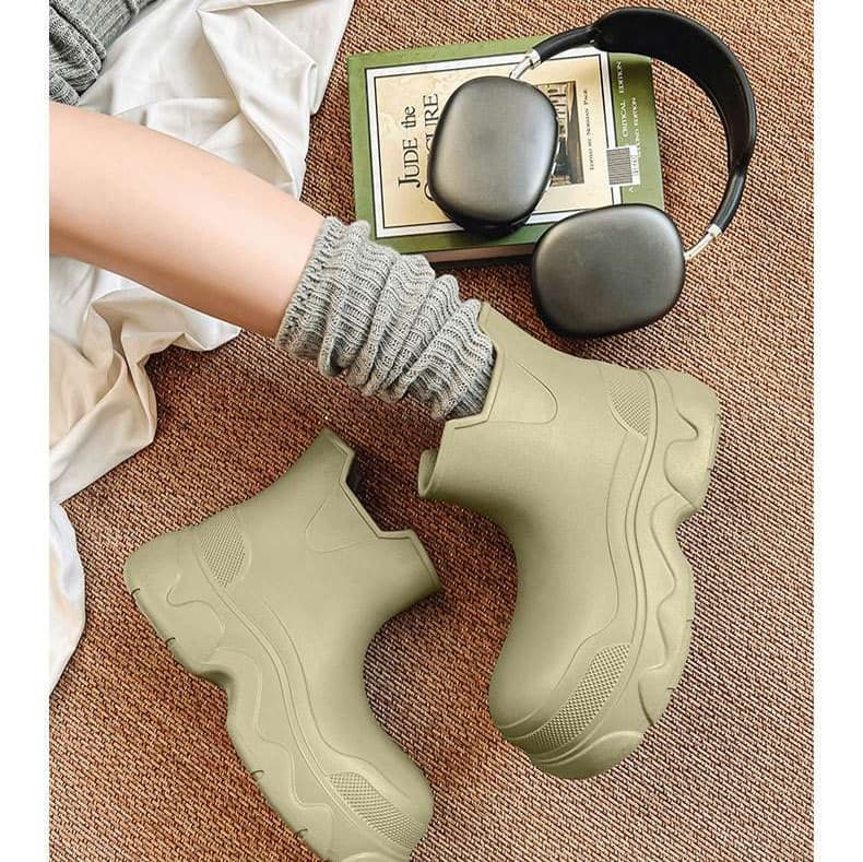 長靴レディース 長靴 モダンシルエット レインブーツ