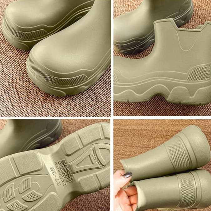 長靴レディース 長靴 モダンシルエット レインブーツ