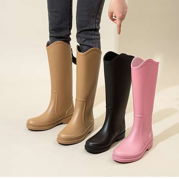 長靴レディース 長靴 オールシーズン快適ロングブーツ