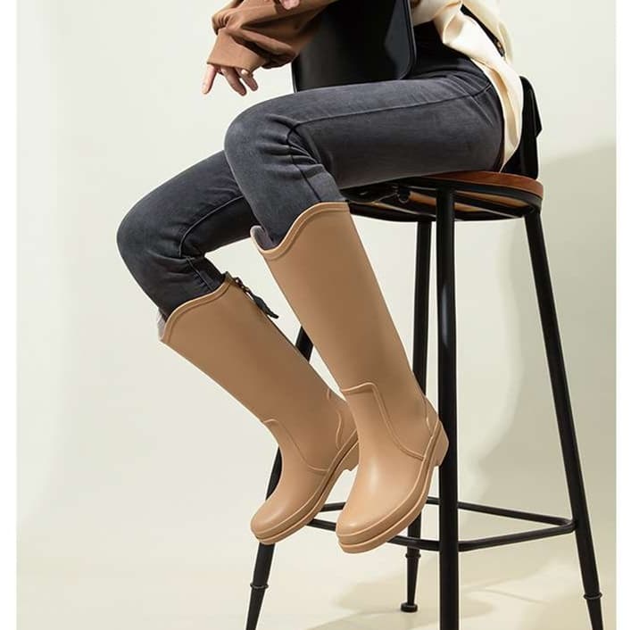 長靴レディース 長靴 オールシーズン快適ロングブーツ