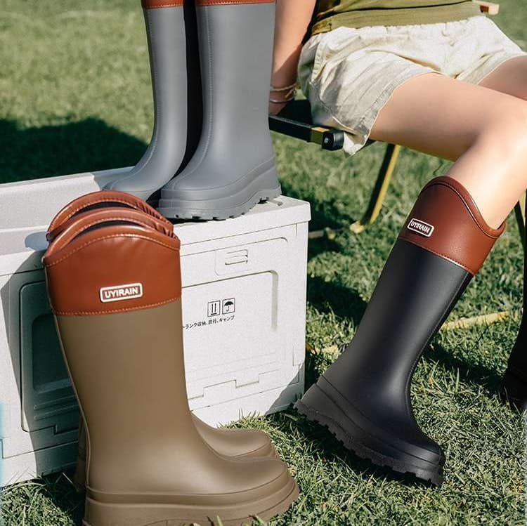 長靴レディース 長靴 ヴィンテージ風 レインブーツ