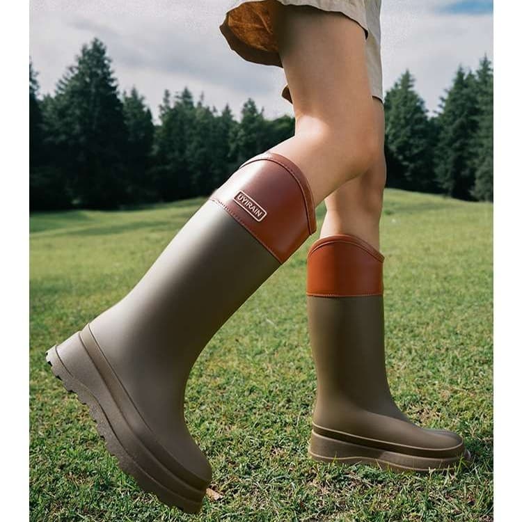 長靴レディース 長靴 ヴィンテージ風 レインブーツ