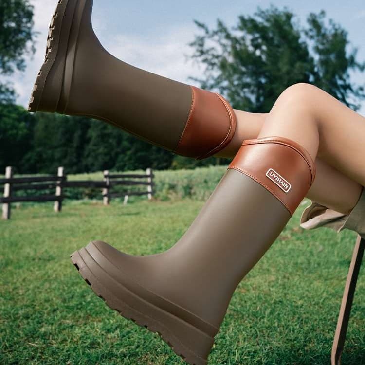 長靴レディース 長靴 ヴィンテージ風 レインブーツ