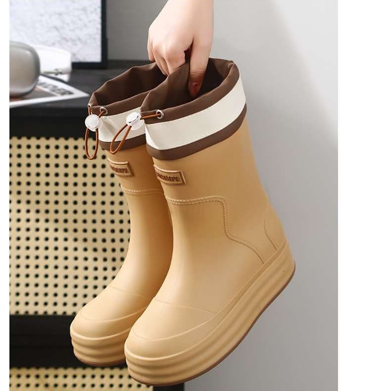 長靴レディース 長靴 シンプルモダン ショート丈レインブーツ