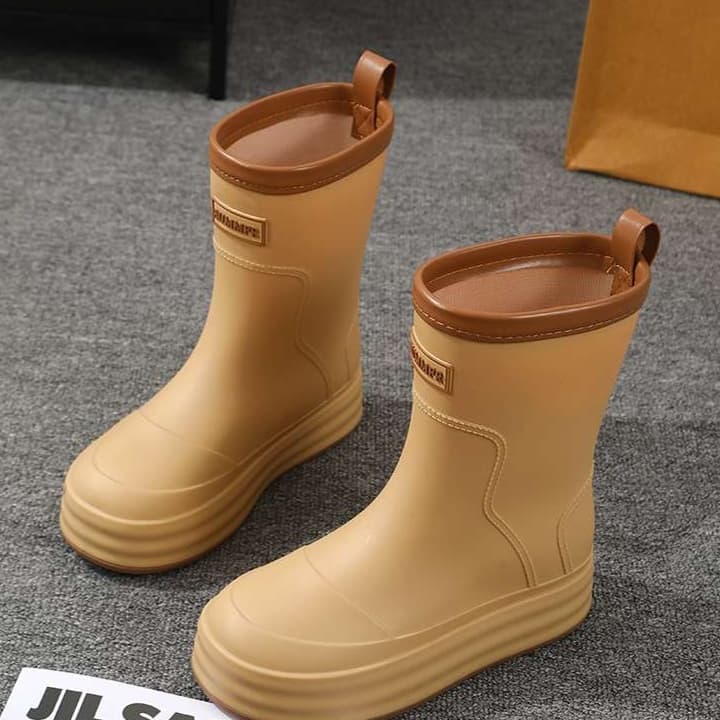 長靴レディース 長靴 シンプルモダン ショート丈レインブーツ