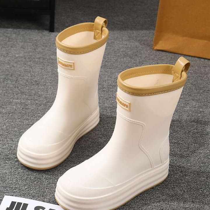 長靴レディース 長靴 シンプルモダン ショート丈レインブーツ