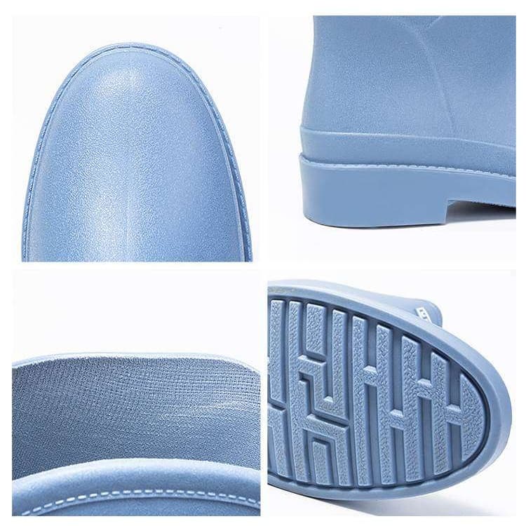 長靴レディース 長靴 雨の日を彩る艶やかレインブーツ