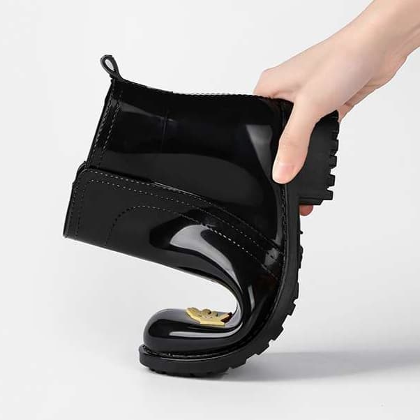 長靴レディース 長靴 ポップアートデザイン レインブーツ