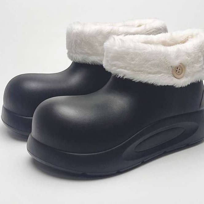 長靴レディース もこもこあったか防寒ブーツ