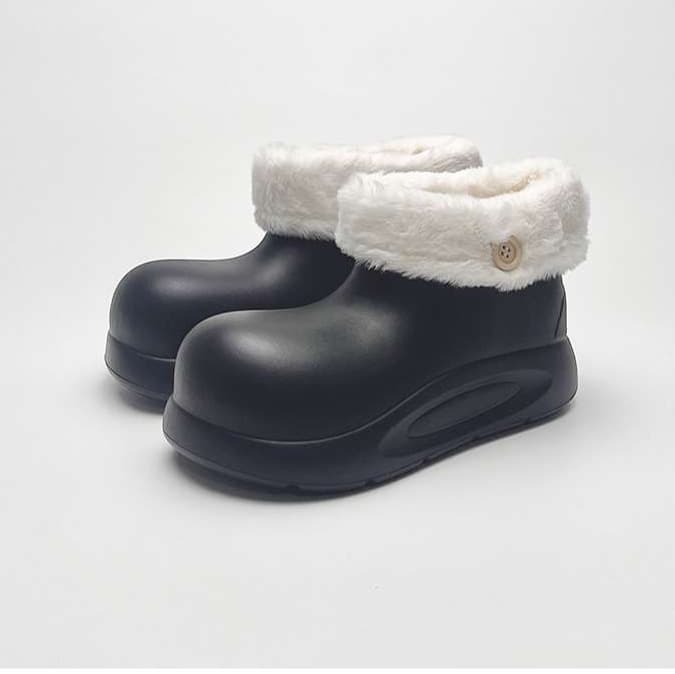 長靴レディース もこもこあったか防寒ブーツ