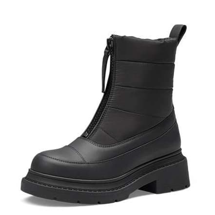 長靴レディース 秋冬の定番 快適防寒ジッパーブーツ