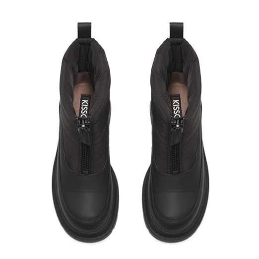 長靴レディース 秋冬の定番 快適防寒ジッパーブーツ