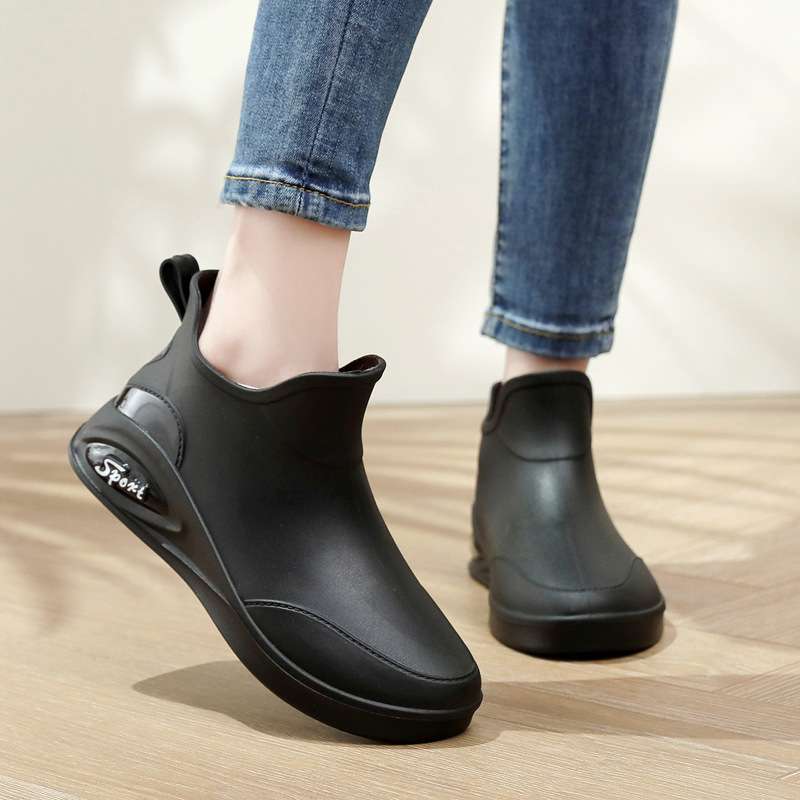 長靴レディース 長靴 モダン アンクル レイン シューズ