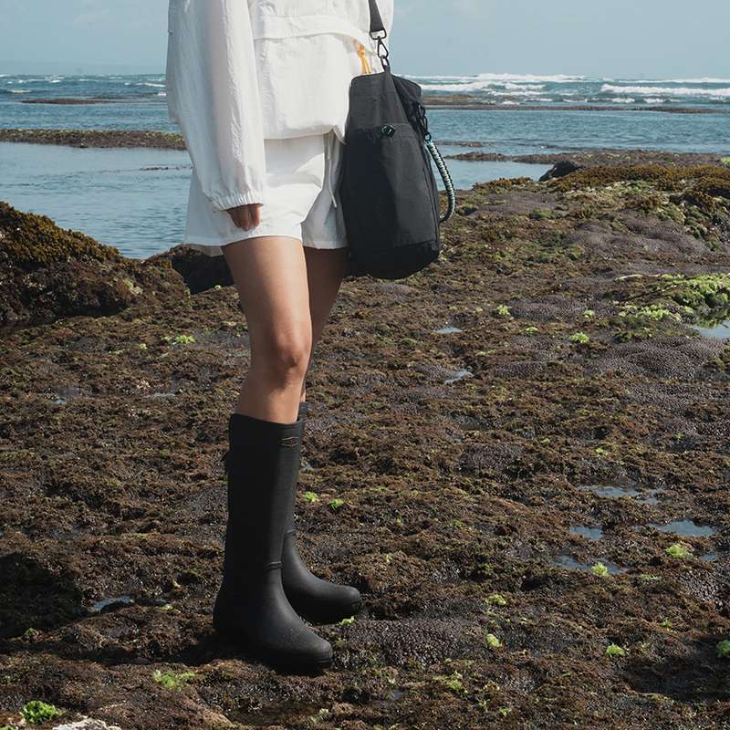 長靴レディース きらめく都会のレインブーツ