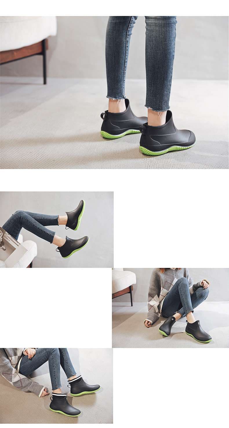 長靴レディース 長靴 オールシーズン対応 ショート丈レインブーツ