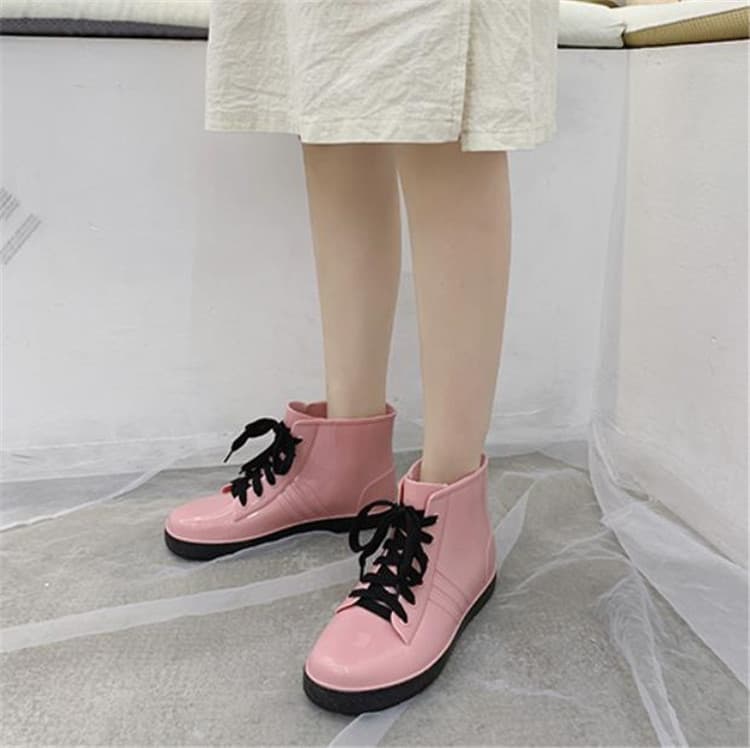 長靴レディース 滑り止め機能付き おしゃれレインブーツ