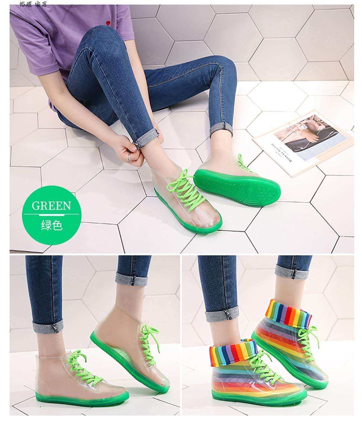 長靴レディース クリア レインブーツ