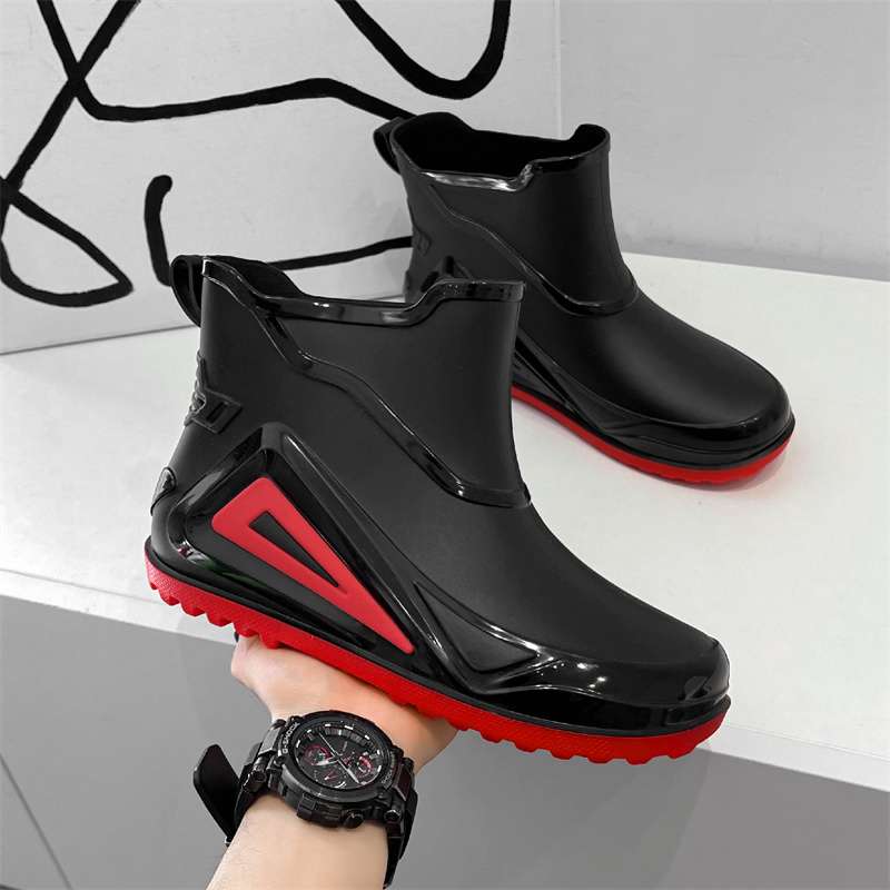 長靴レディース ファッショナブル 防水 ショートブーツ