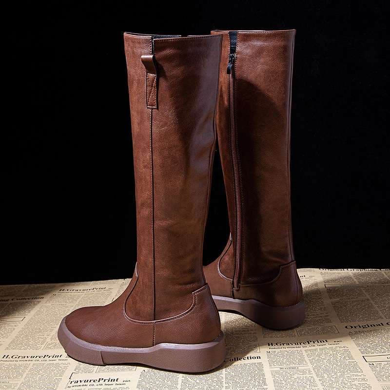 長靴レディース 快適シルエット美脚ロングブーツ