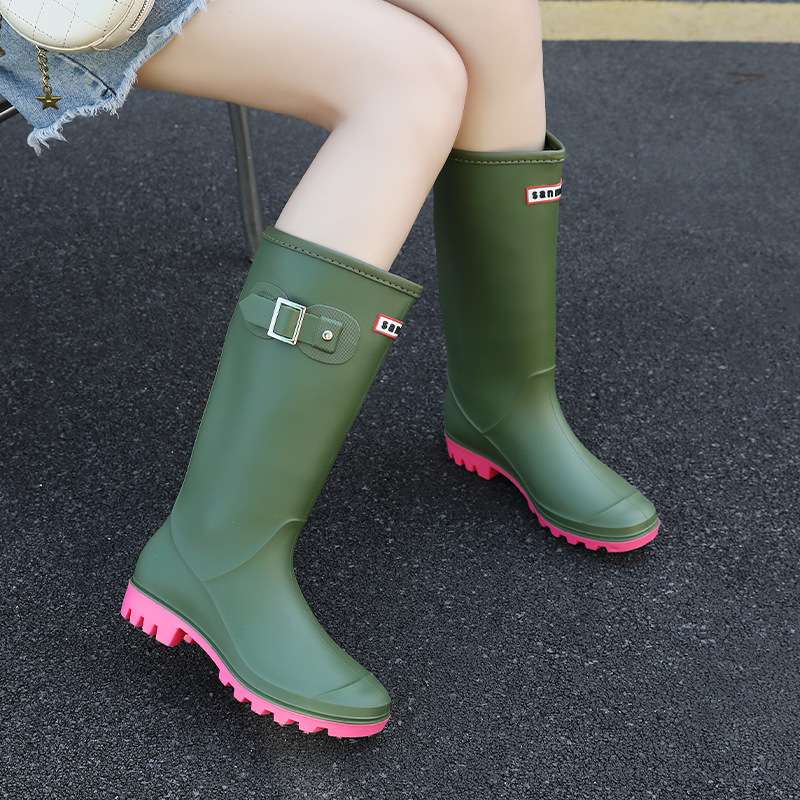 長靴レディース 雨の日も安心 スタイリッシュ長靴