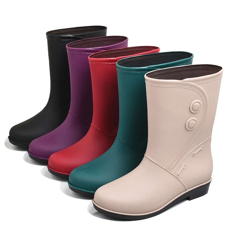 長靴レディース 長靴 おしゃれ防水ブーツ 履き心地抜群