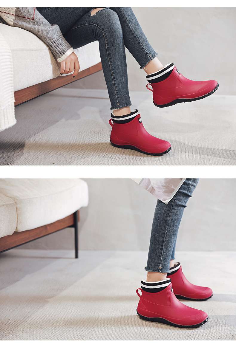 長靴レディース 長靴 オールシーズン対応 ショート丈レインブーツ