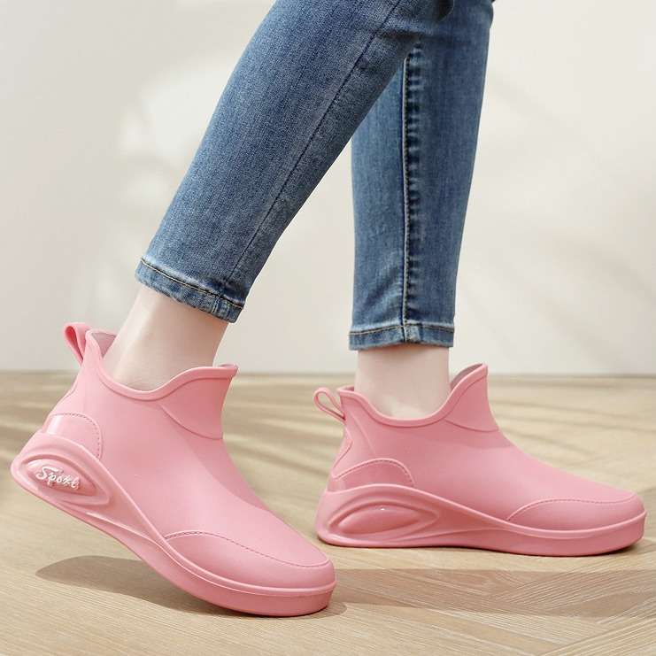 長靴レディース 長靴 モダン アンクル レイン シューズ