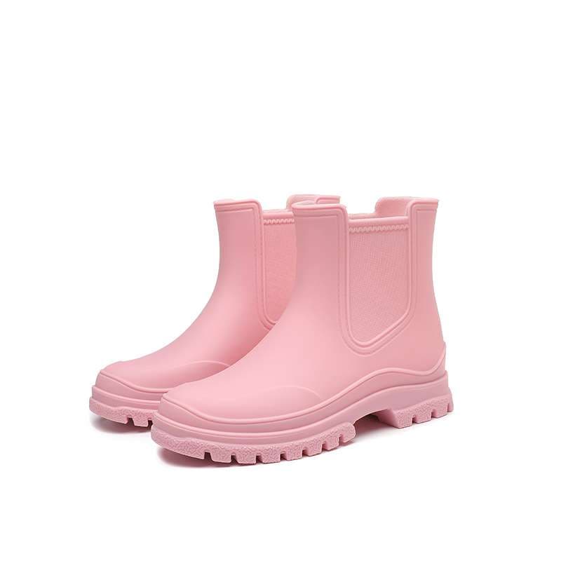 長靴レディース 長靴 スタイリッシュ防水ブーツ