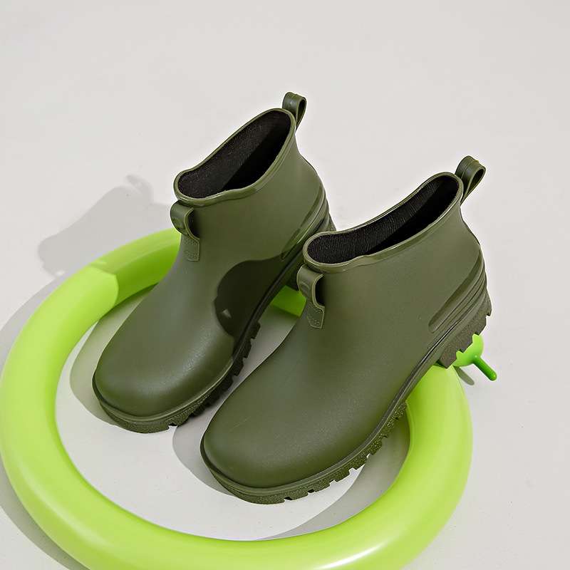 長靴レディース 長靴 オールシーズン快適ショートブーツ