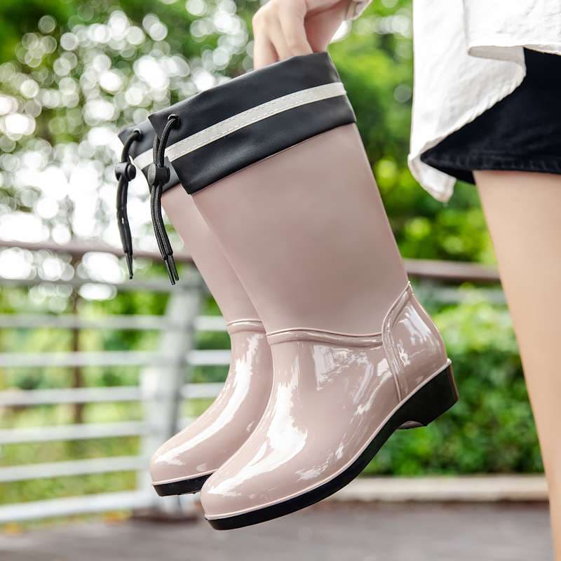 長靴レディース 雨の日を彩る上品レインブーツ
