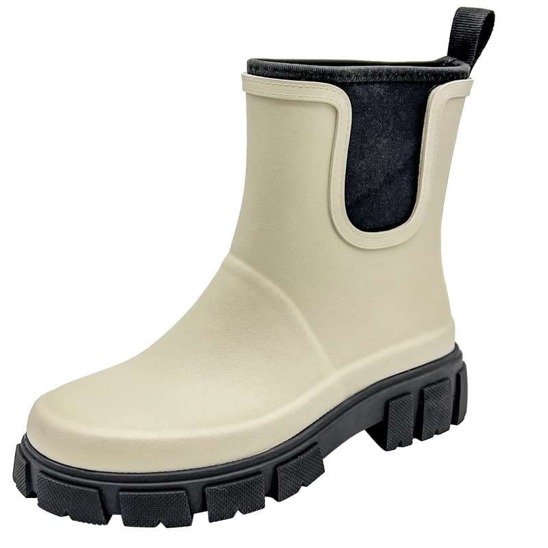 長靴レディース 長靴 モダンチェルシーレインブーツ