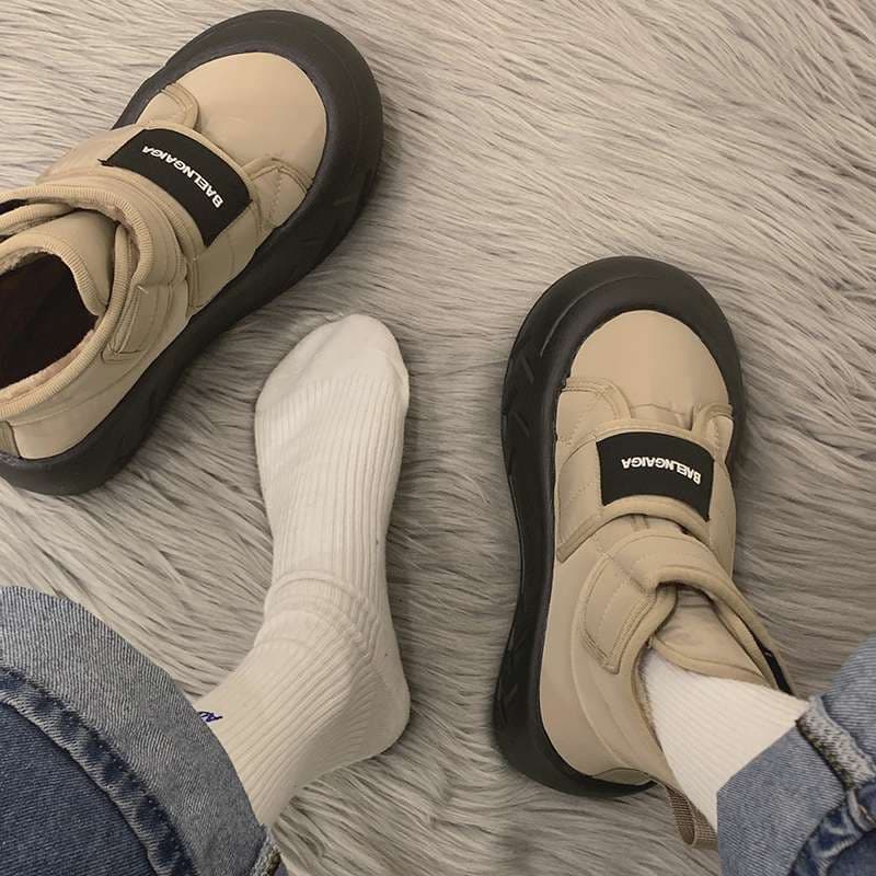 長靴レディース ふわもこカジュアルスニーカー