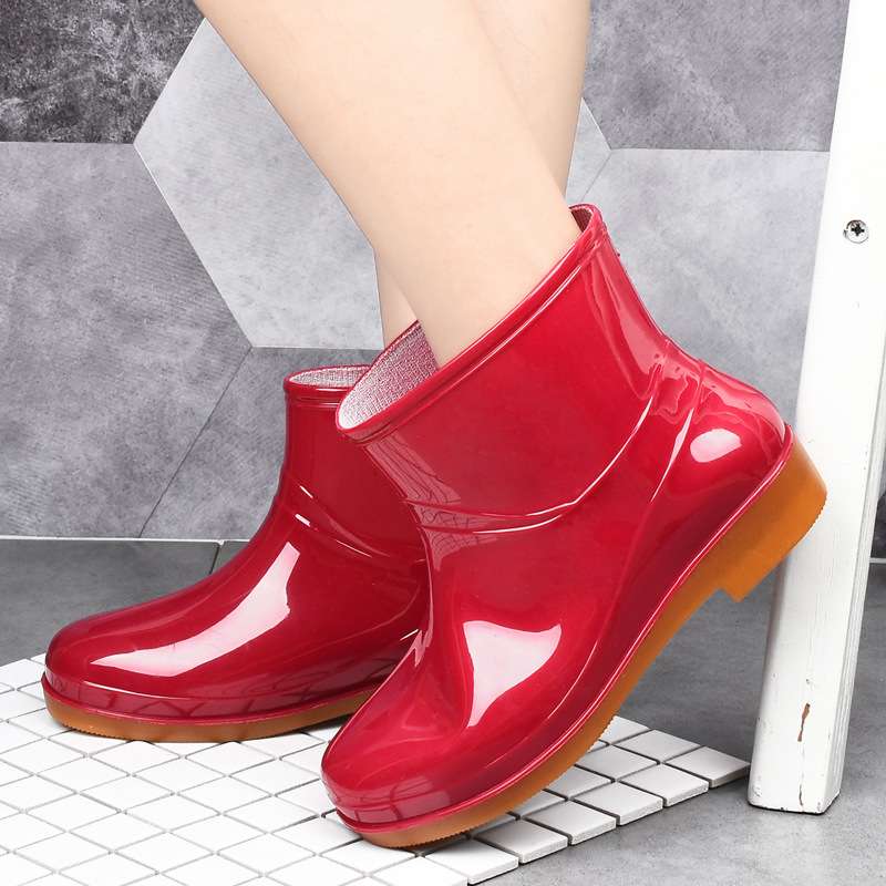 長靴レディース 長靴 雨靴シンプルショート