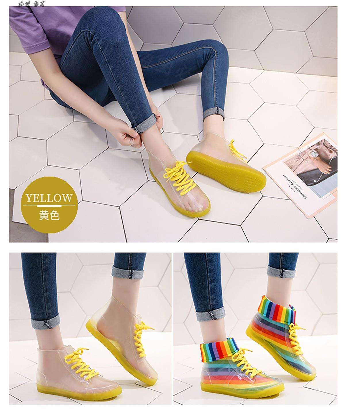 長靴レディース クリア レインブーツ