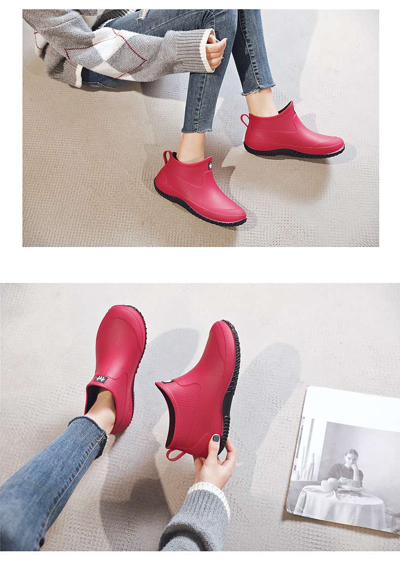 長靴レディース 長靴 オールシーズン対応 ショート丈レインブーツ