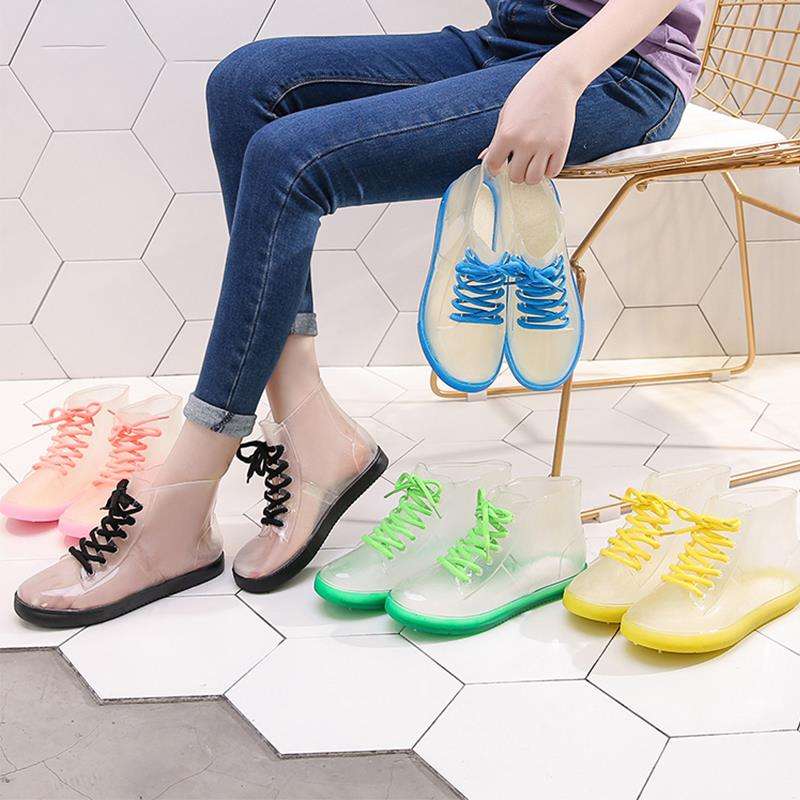 長靴レディース クリア レインブーツ