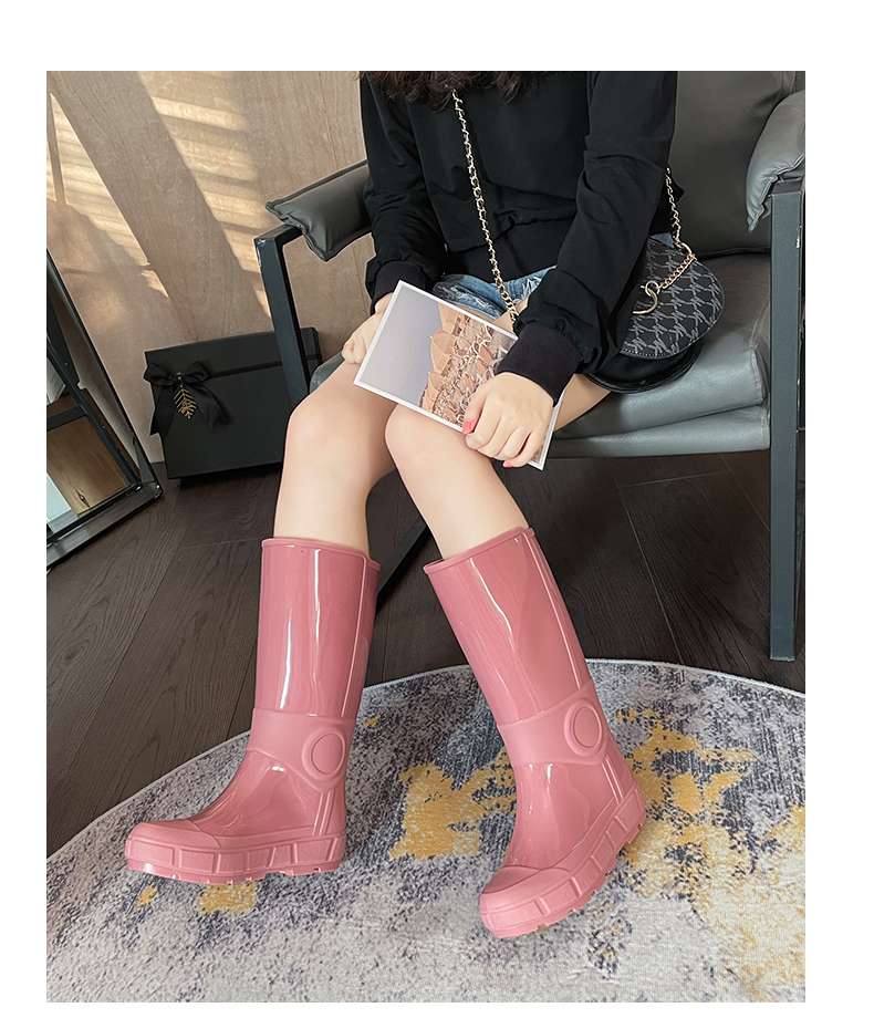 長靴レディース モダン機能性レインブーツ