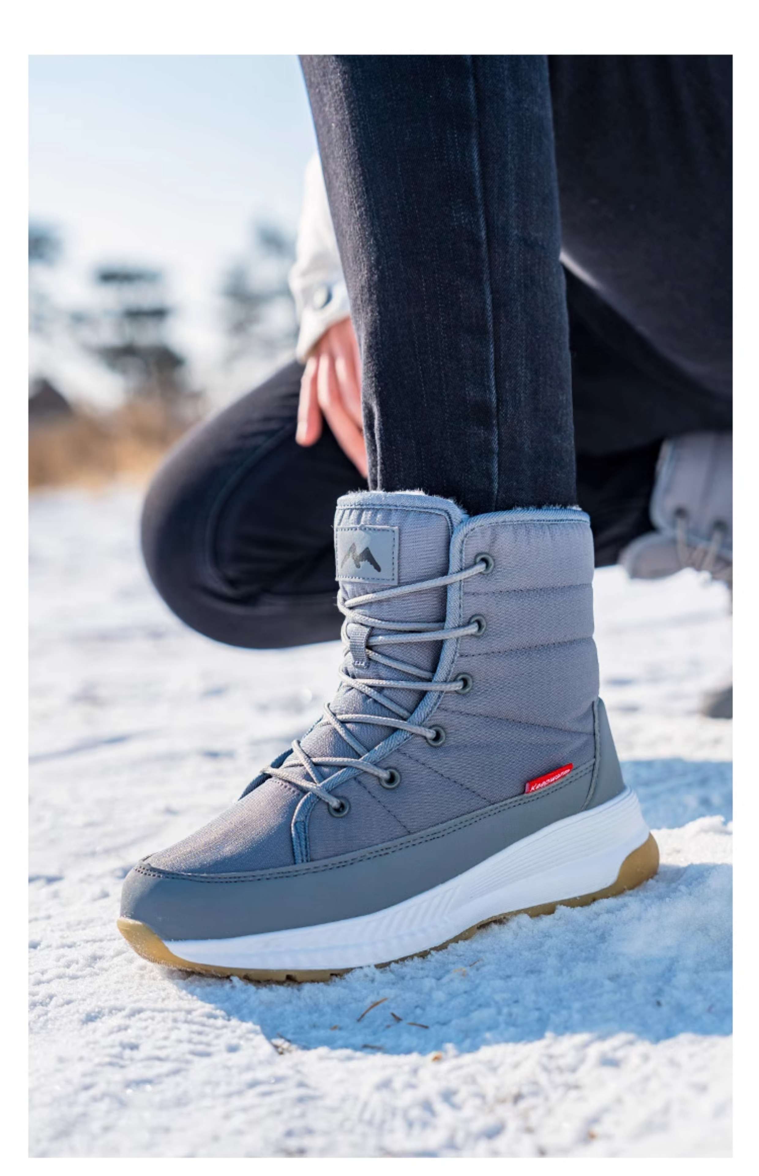 長靴レディース 防寒おしゃれ冬用ブーツ