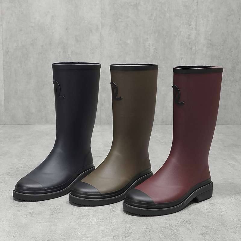 長靴レディース 快適クッション防水作業長靴