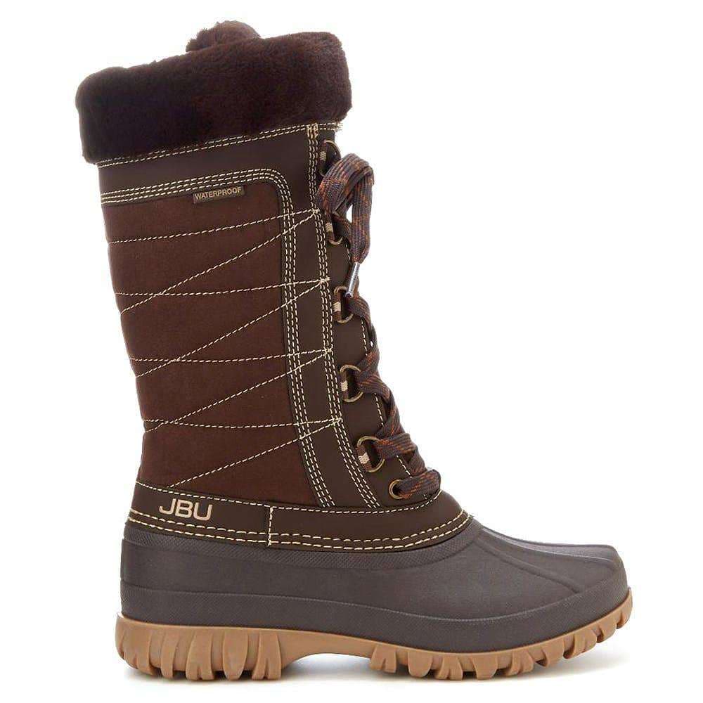 長靴レディース 長靴 防寒ファー付きウォータープルーフブーツ