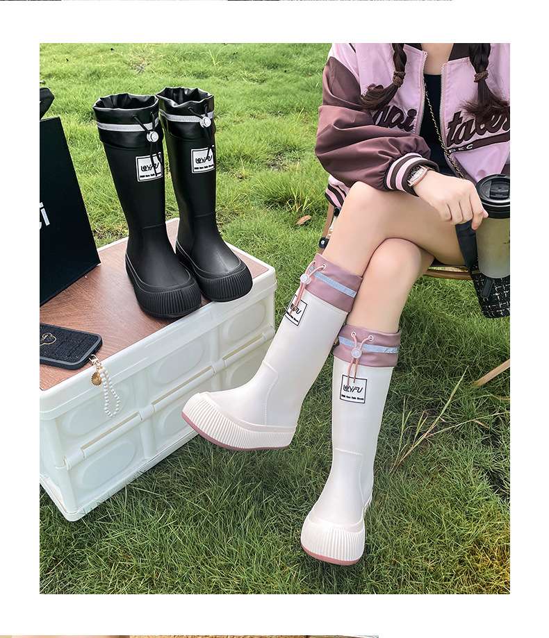 長靴レディース オールシーズン快適防水長靴