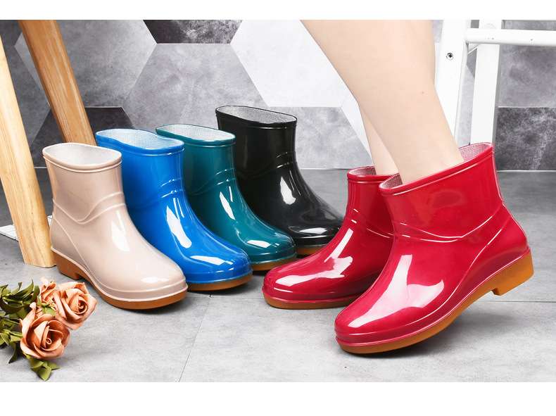 長靴レディース 長靴 雨靴シンプルショート