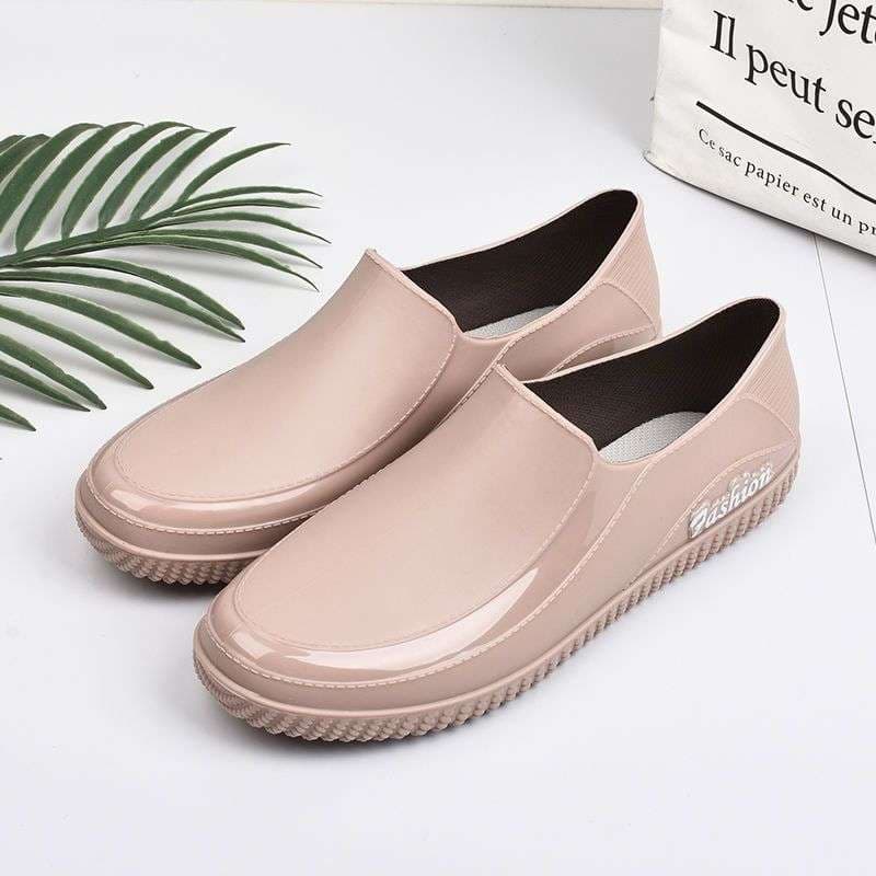 長靴レディース 雨の日も快適 ふわもこ防水シューズ