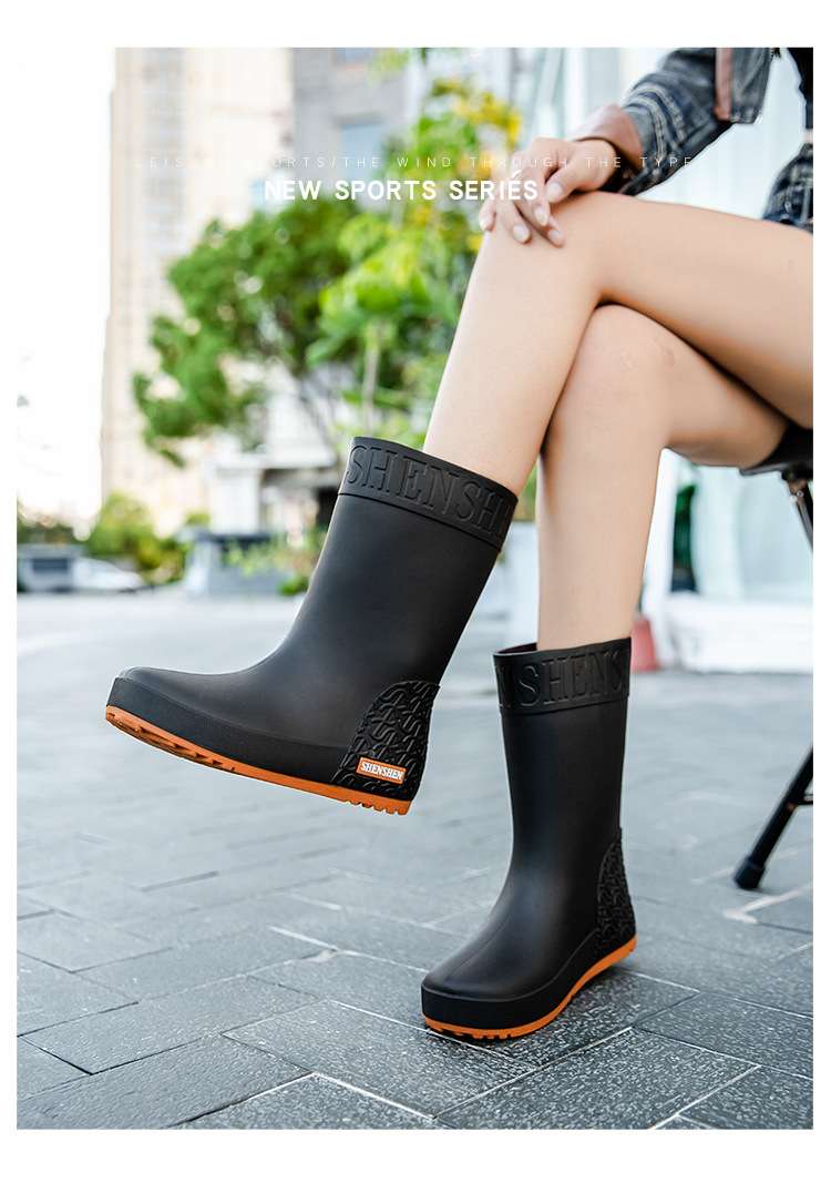 長靴レディース 長靴 梅雨対策 おしゃれな防水ブーツ