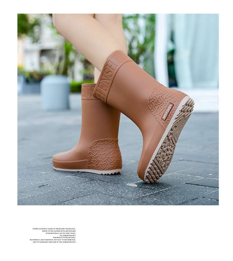 長靴レディース 長靴 梅雨対策 おしゃれな防水ブーツ
